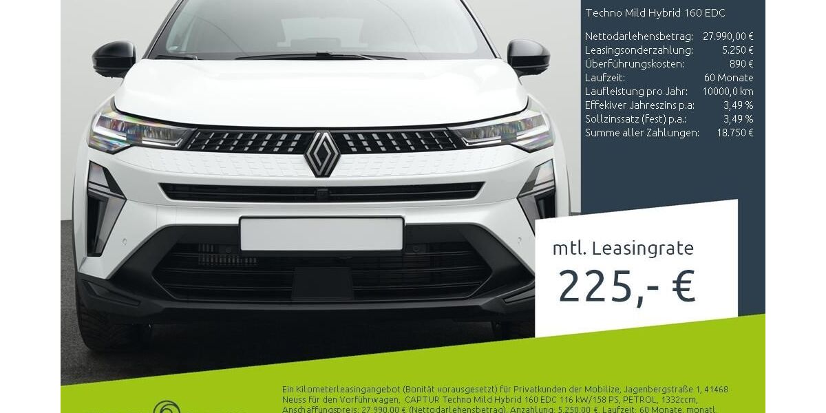 Renault Captur 6.722 km 23.270 &euro; Stuhr 28816