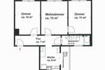 Etagenwohnung Bremen Findorff - 3 Zimmer, 55 m&sup2;, 700&euro; | Angebot:27642008