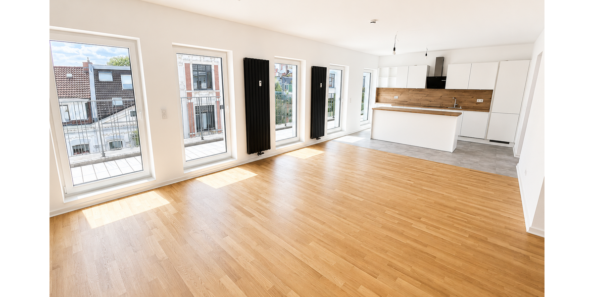 Etagenwohnung Bremen Mitte - 2 Zimmer, 88 m&sup2;, 1.869&euro; | Angebot:27127594