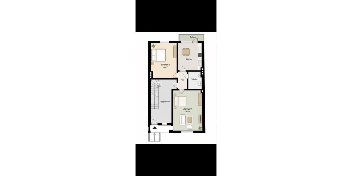 Erdgeschoßwohnung Bremen Neustadt - 2 Zimmer, 62 m&sup2;, 850&euro; | Angebot:27673292