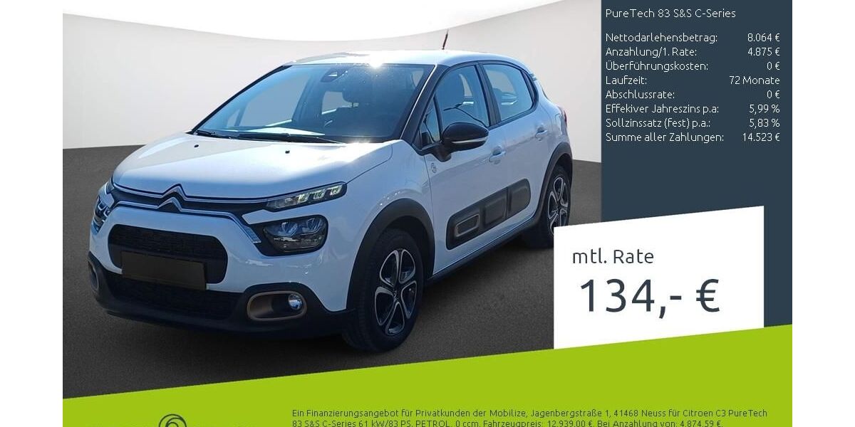 Citroen C3 7.643 km 12.449 &euro; Stuhr 28816