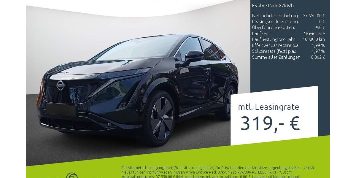 Nissan Ariya 19.000 km 37.270 &euro; Bremen 28207