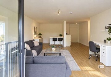 Hoch moderne EG Wohnung Neubau 1. Juli 2026 + Rollläden + Stellplatz ohne Küche mit Gartenteil - Wohnung Weyhe Leeste | Angebot:27531914